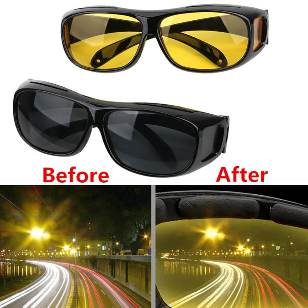 🚗 HD Vision Pro – Day & Night Driving Glasses (Buy 1 Get 1 Free)