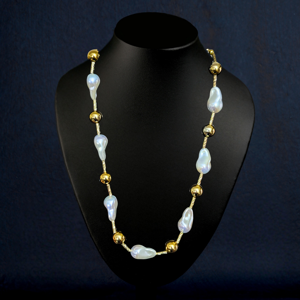 ✨ Pearl 🌟 Gold-Plated 💛 Party-Perfect 🎉 Trendy Jewellery💃