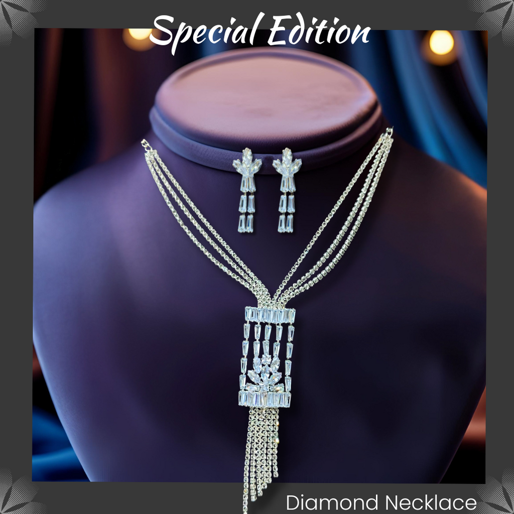 ✨ Glamour Royale Triple-Layered Diamond Set ✨ | Special Edition 💎👑
