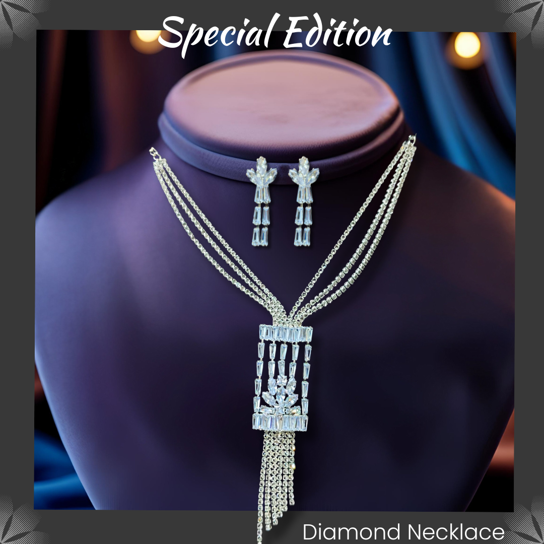 ✨ Glamour Royale Triple-Layered Diamond Set ✨ | Special Edition 💎👑