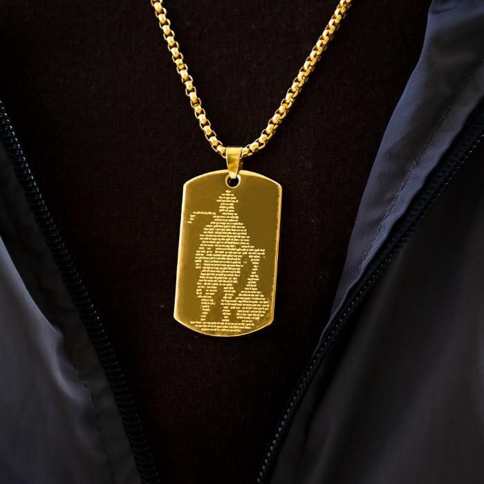 📿 Divya Bajrang Kavach – Hanuman Chalisa Locket with Chain
