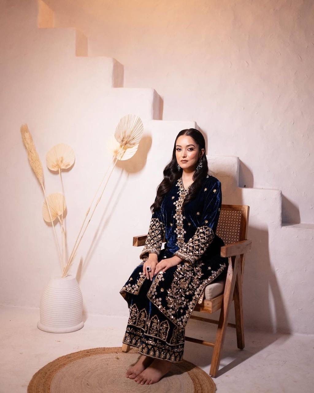 ✨ PRESENTING OUR NEW LUXURY VELVET KURTI–PLAZZO SET ✨