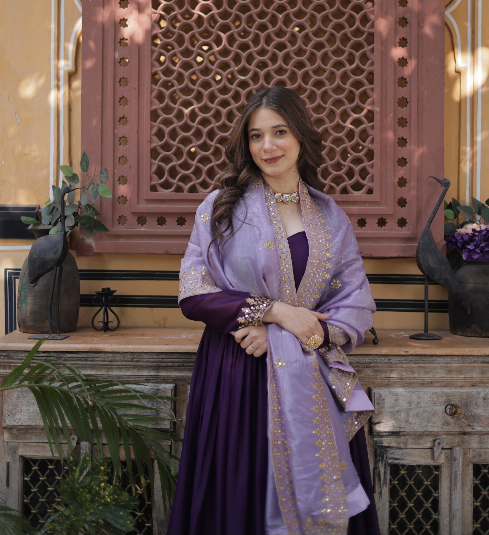 🌺 Exclusive Partywear Readymade Gown & Dupatta Set – Premium Edition 🌺