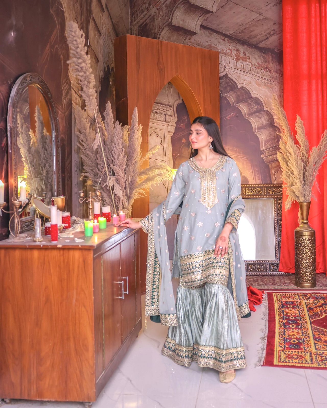 🌟 Luxury Readymade Kurti Sharara Dupatta Collection – Elegant Embroidered Partywear