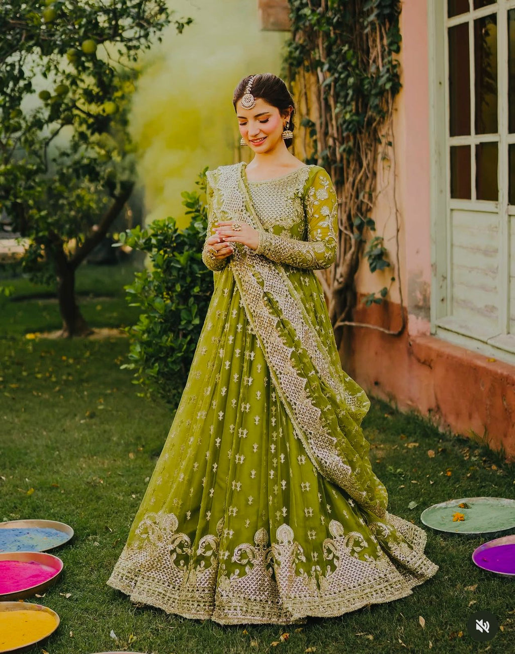 💫 Ready-to-Wear Fox Georgette Gown, Pant & Dupatta Set | Partywear 2025 💫