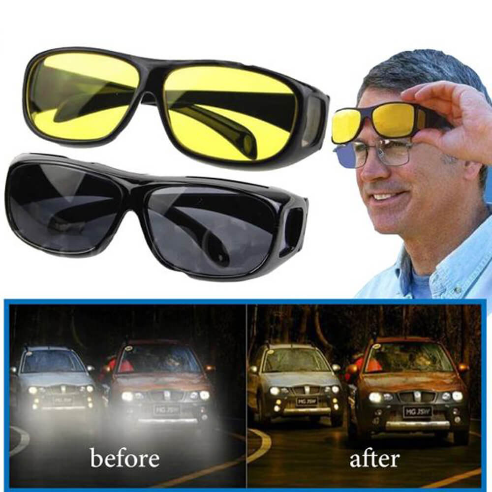 🚗 HD Vision Pro – Day & Night Driving Glasses (Buy 1 Get 1 Free)