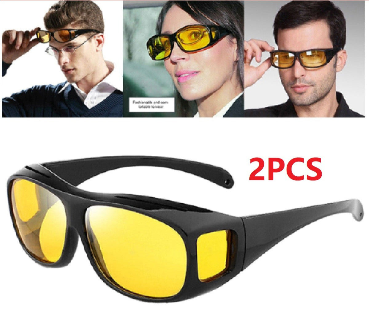 🚗 HD Vision Pro – Day & Night Driving Glasses (Buy 1 Get 1 Free)
